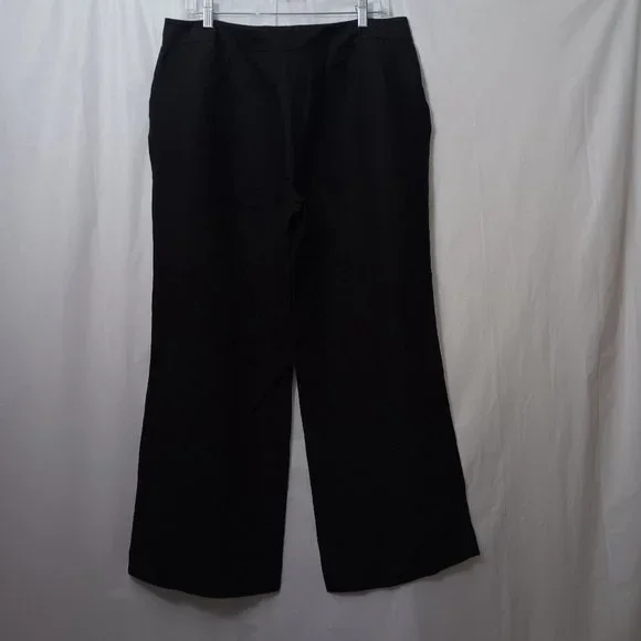 CALVIN KLEIN LINEN BLEND WOMEN'S PANTS - Picture 5 of 7